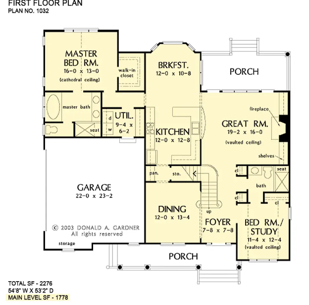 home plan floor plan